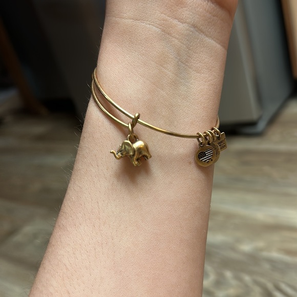 Alex and Ani Gold Elephant Bracelet - Picture 4 of 4
